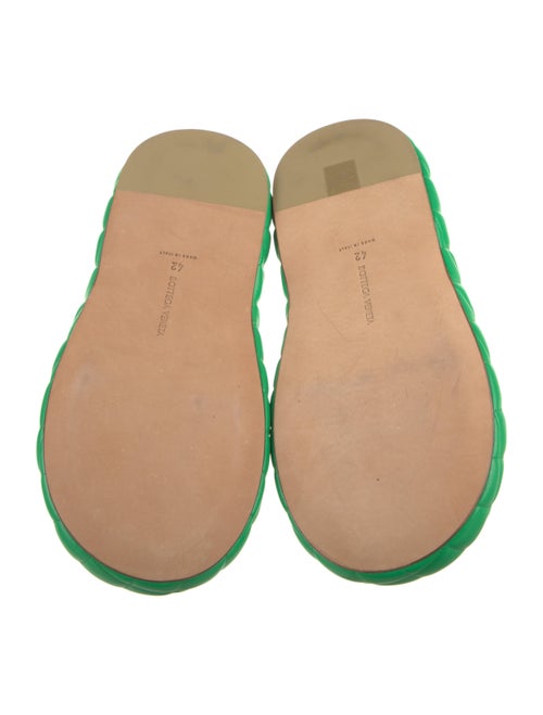Bottega Veneta Quilted Pattern Leather Slides