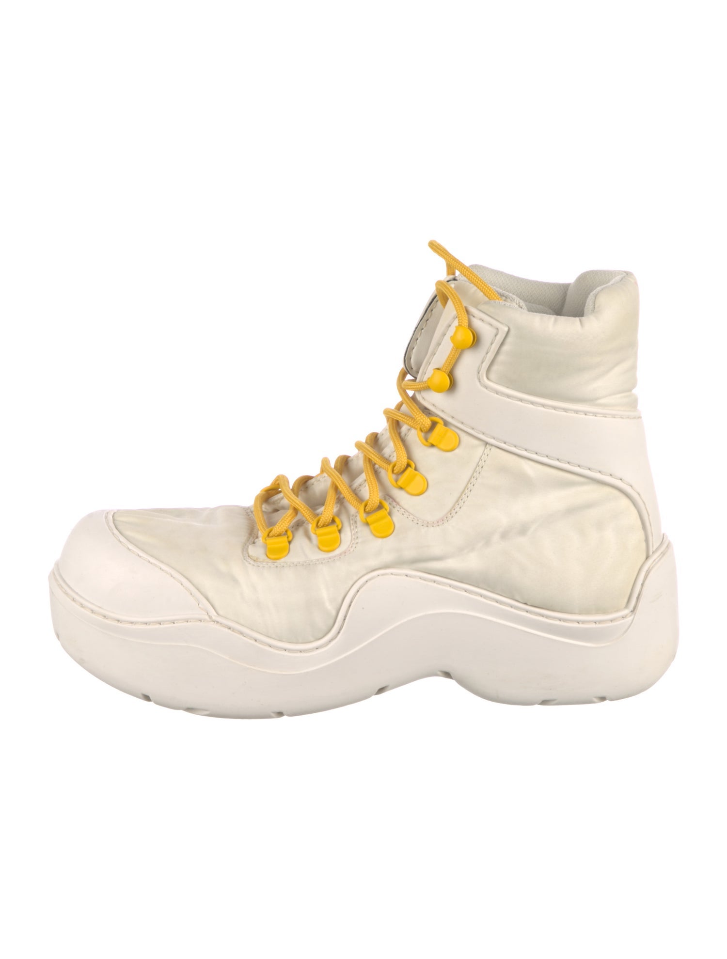 Bottega Veneta Puddle Bomber boots Nylon Lace-Up Boots