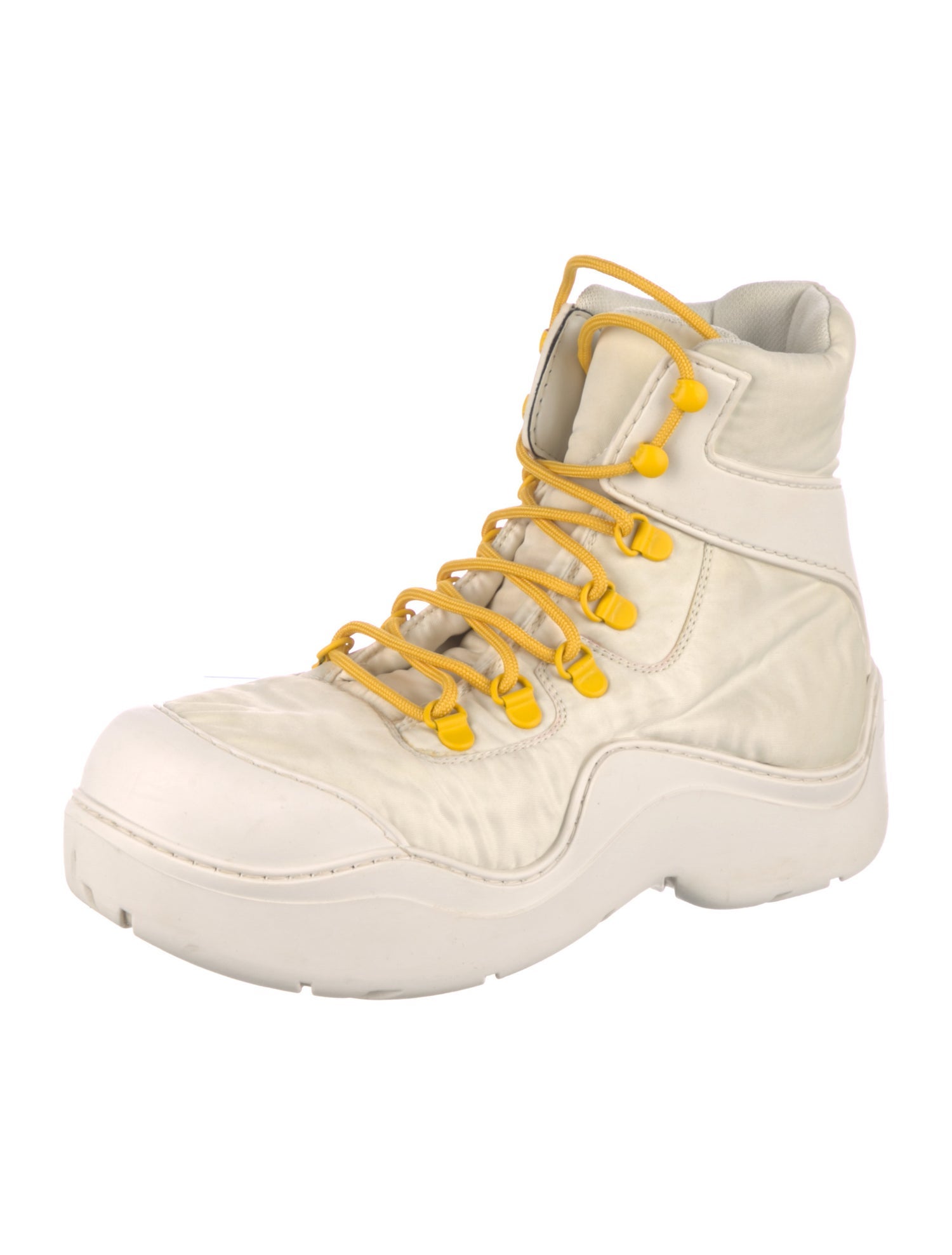 Bottega Veneta Puddle Bomber boots Nylon Lace-Up Boots