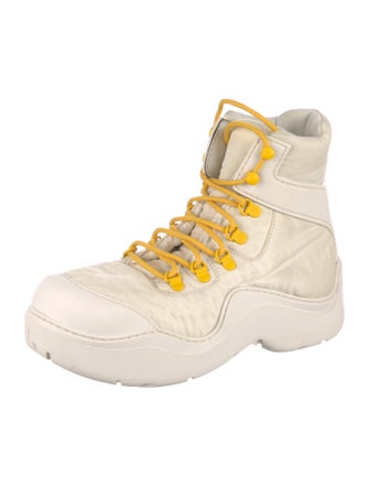 Bottega Veneta Puddle Bomber boots Nylon Lace-Up Boots