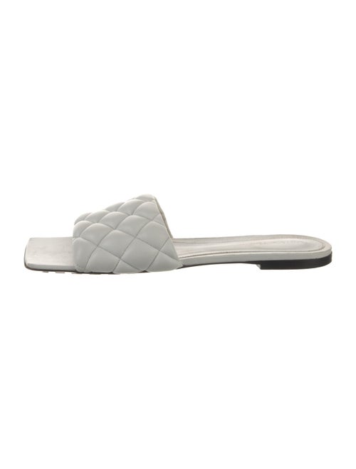 Bottega Veneta Intrecciato Weave Leather Slides