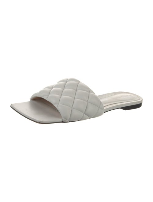 Bottega Veneta Intrecciato Weave Leather Slides
