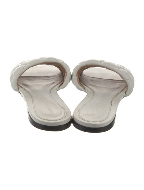 Bottega Veneta Intrecciato Weave Leather Slides