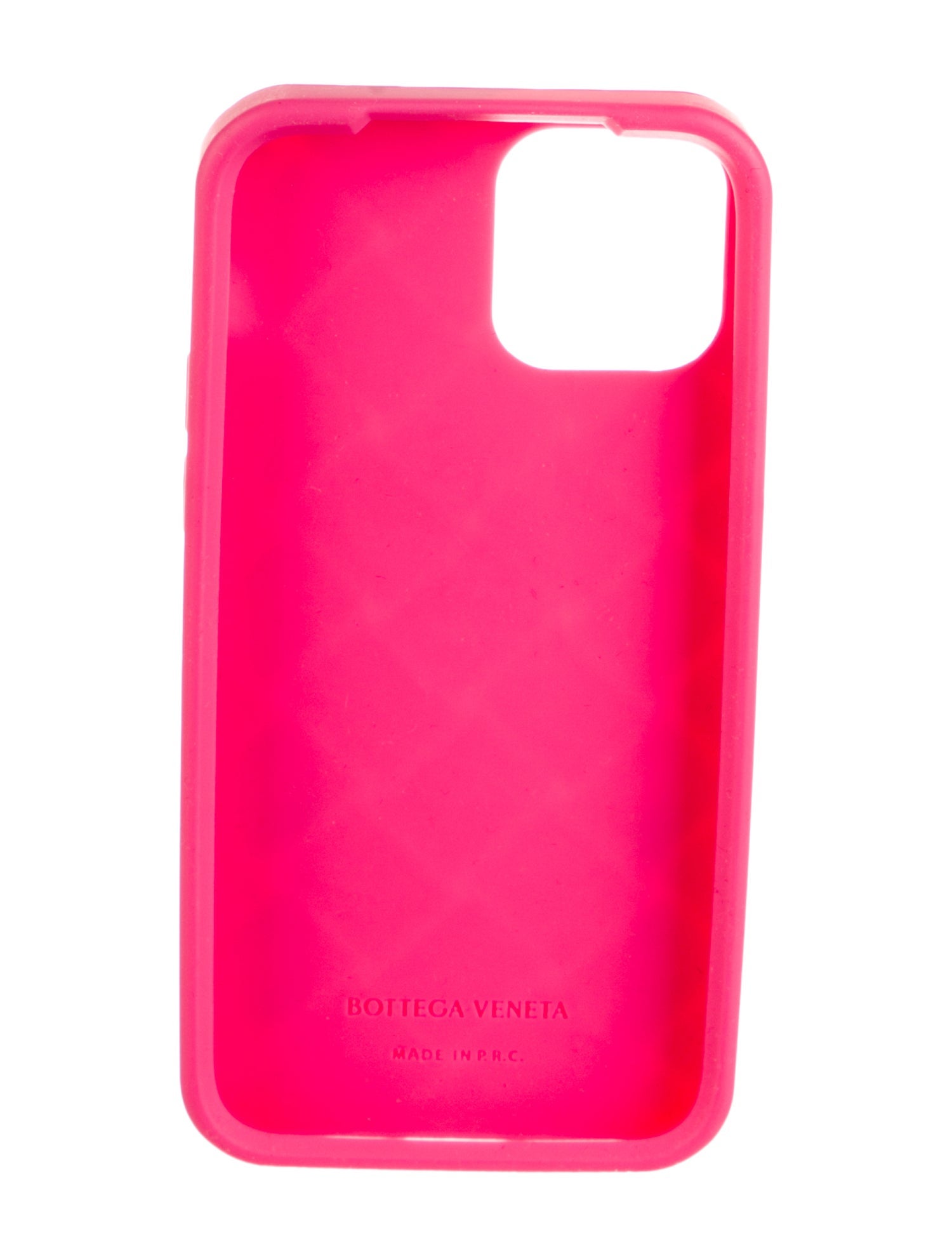 Bottega Veneta Pink Pattern Printed iPhone Case - Pink