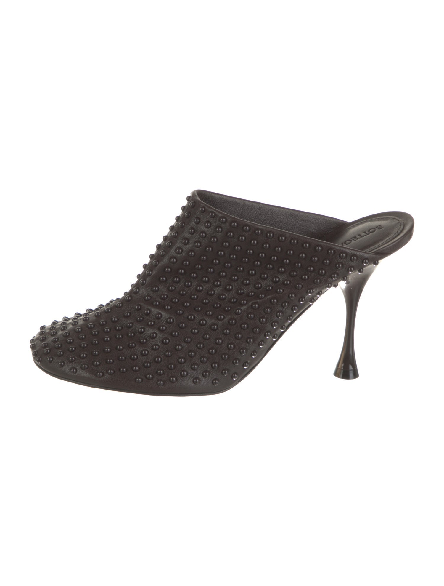 Bottega Veneta Leather Studded Accents Mules