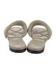 Bottega Veneta Quilted Pattern Leather Slides