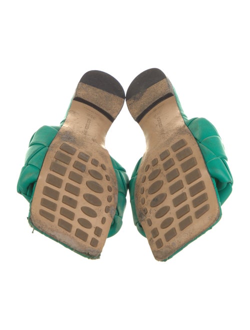 Bottega Veneta Intrecciato Weave Leather Slides