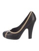 Bottega Veneta Leather Colorblock Pattern Pumps
