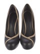 Bottega Veneta Leather Colorblock Pattern Pumps