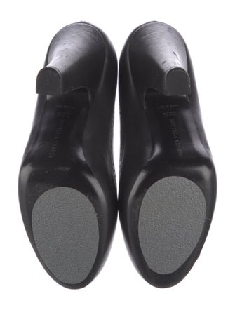 Bottega Veneta Leather Colorblock Pattern Pumps
