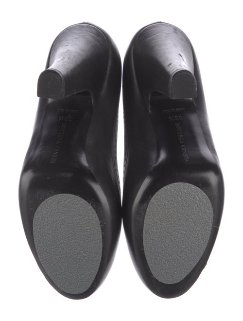 Bottega Veneta Leather Colorblock Pattern Pumps