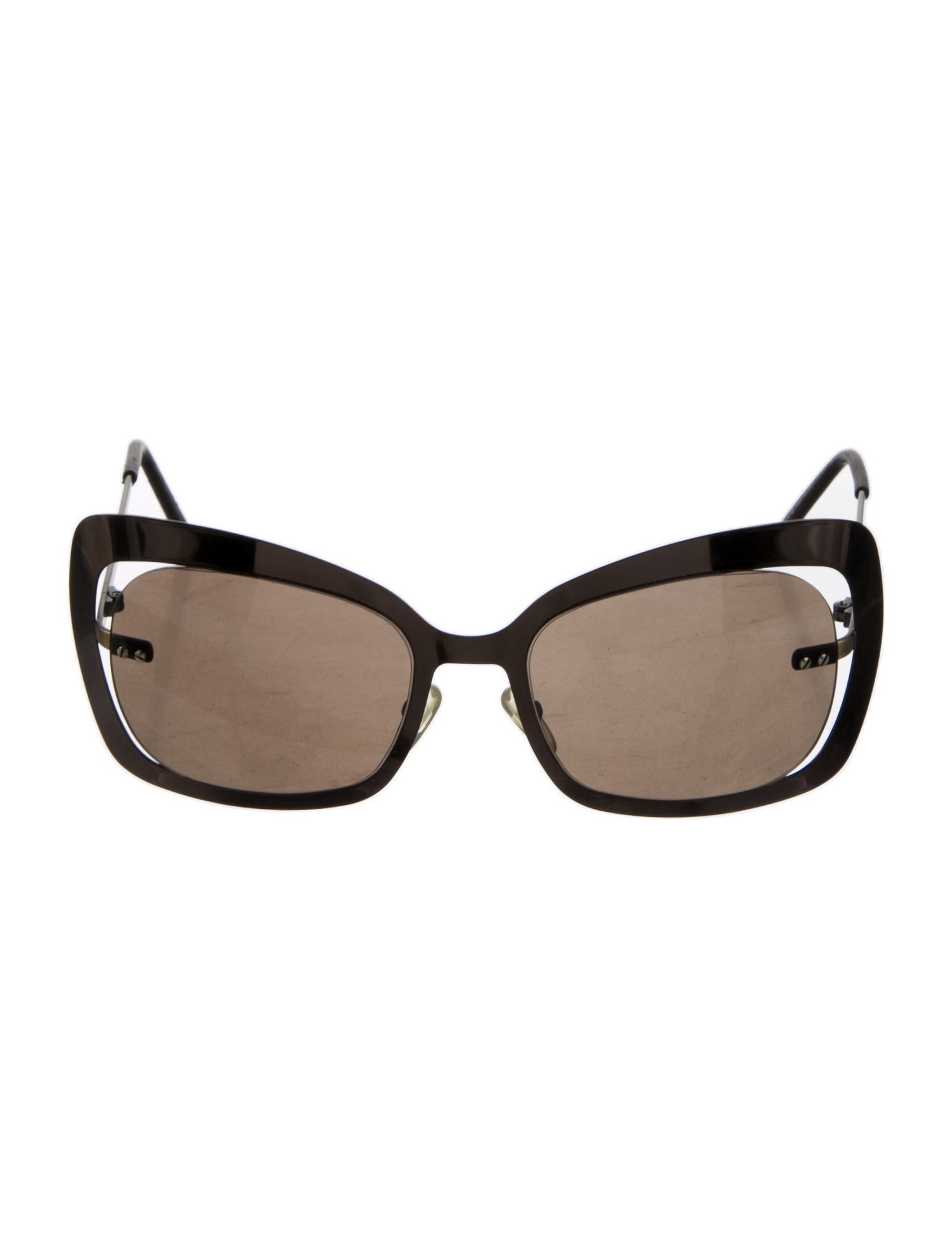 Bottega Veneta Intrecciato Weave Oversize Sunglasses