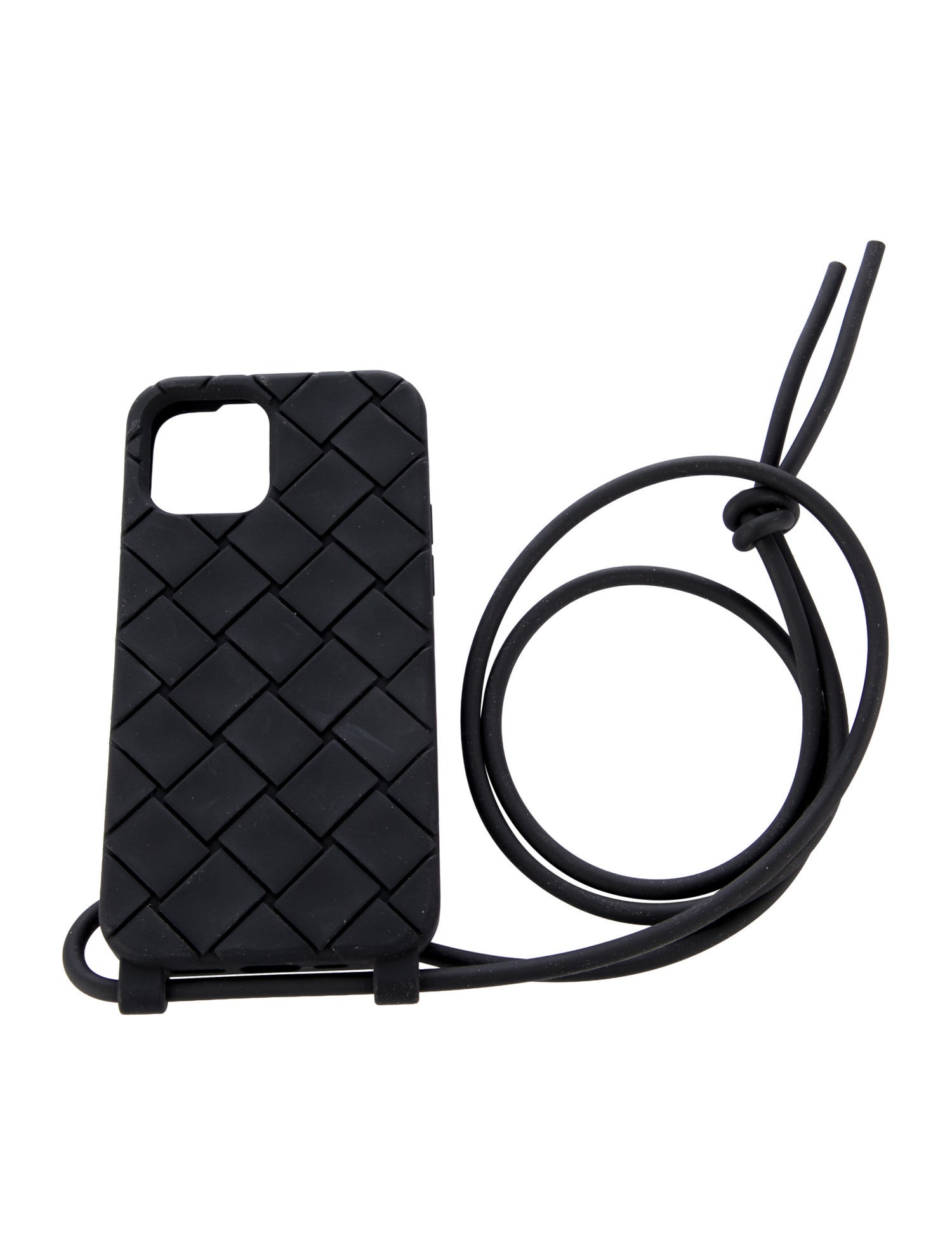 Bottega Veneta Rubber Intrecciato Weave Iphone Case
