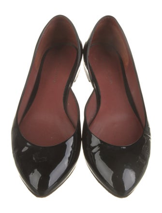 Bottega Veneta Patent Leather D'Orsay Flats