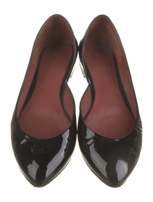 Bottega Veneta Patent Leather D'Orsay Flats