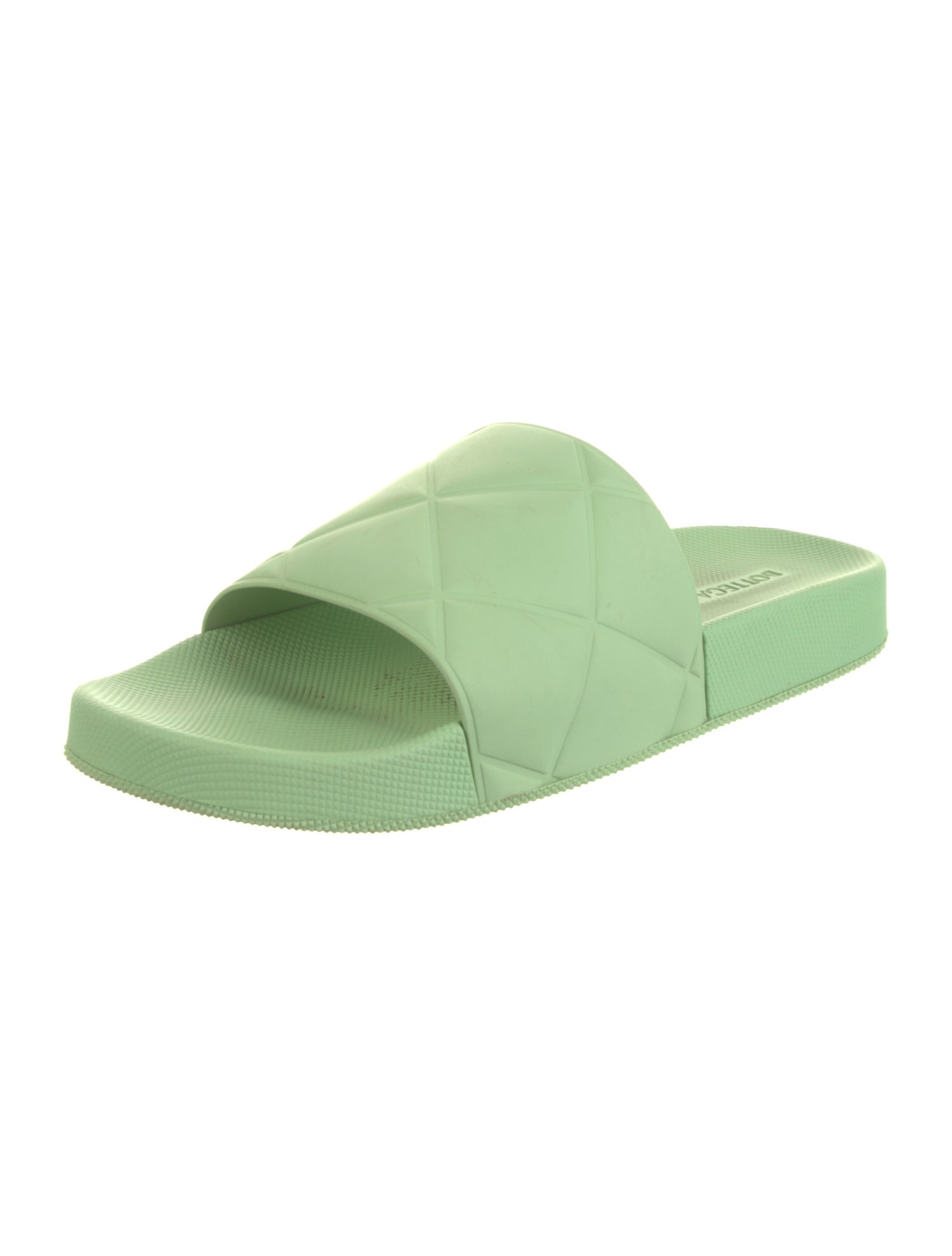 Bottega Veneta Intrecciato Weave Rubber Slides