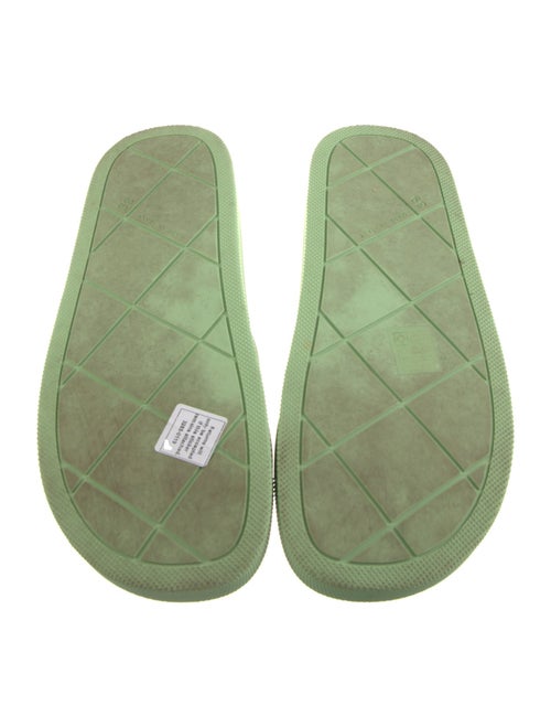 Bottega Veneta Intrecciato Weave Rubber Slides