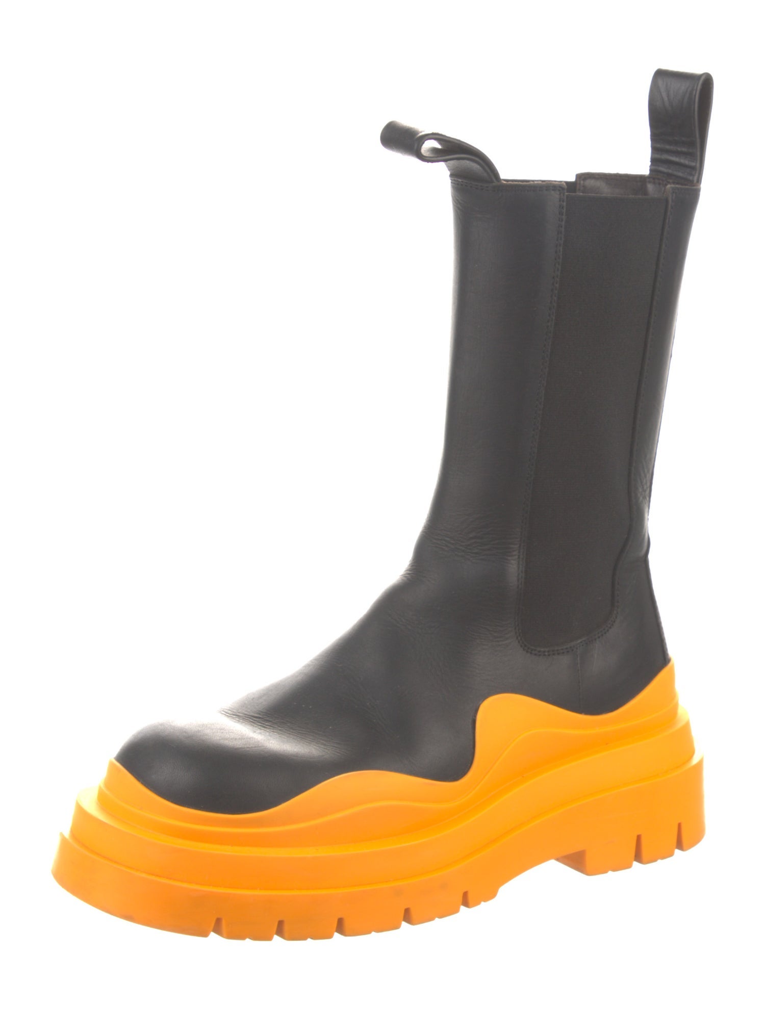 Bottega Veneta Leather Combat Boots