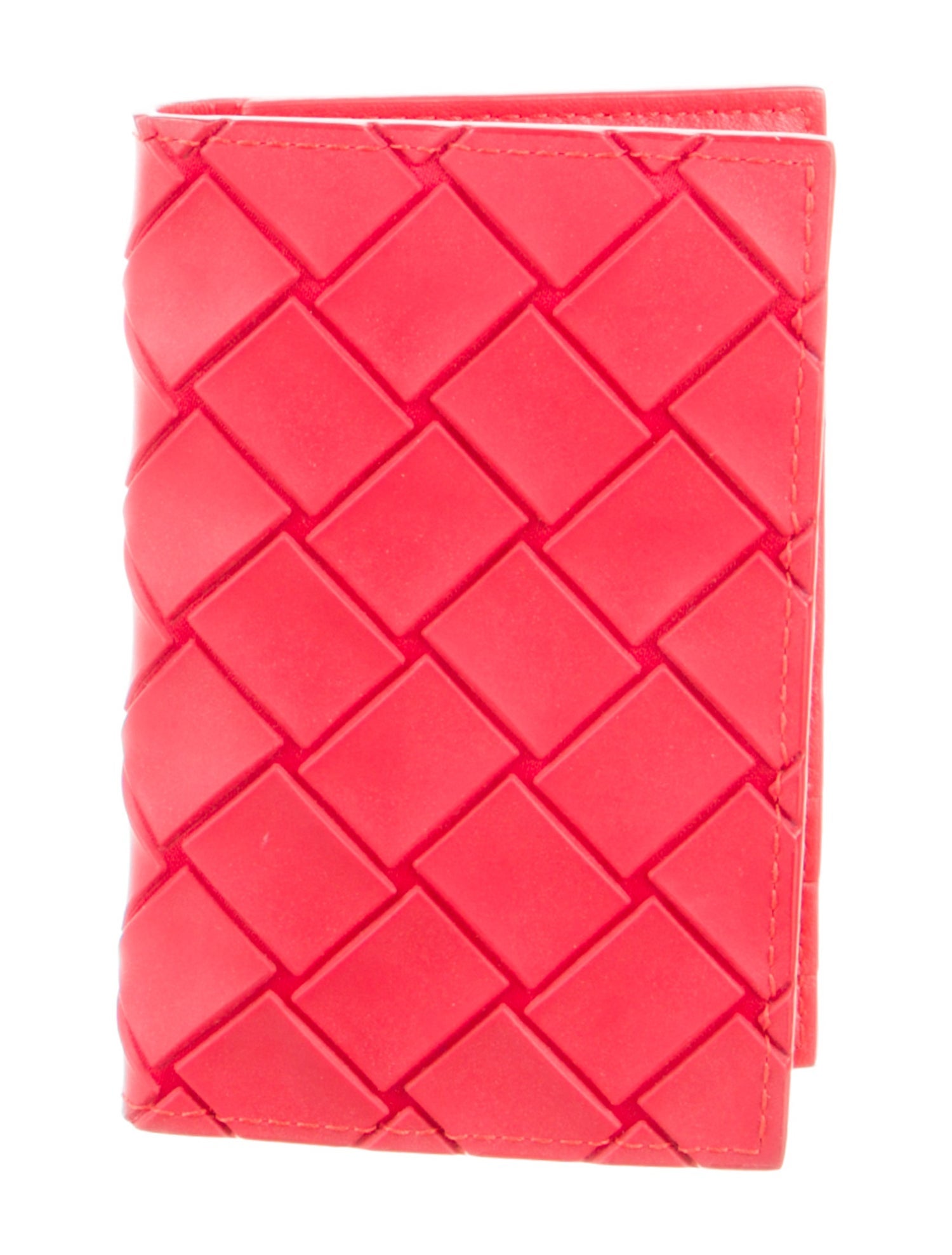 Bottega Veneta Intrecciato Weave Rubber Wallet