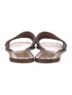Bottega Veneta Intrecciato Weave Leather Slides