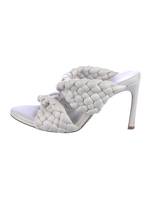 Bottega Veneta Intrecciato Weave Leather Slides