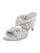 Bottega Veneta Intrecciato Weave Leather Slides
