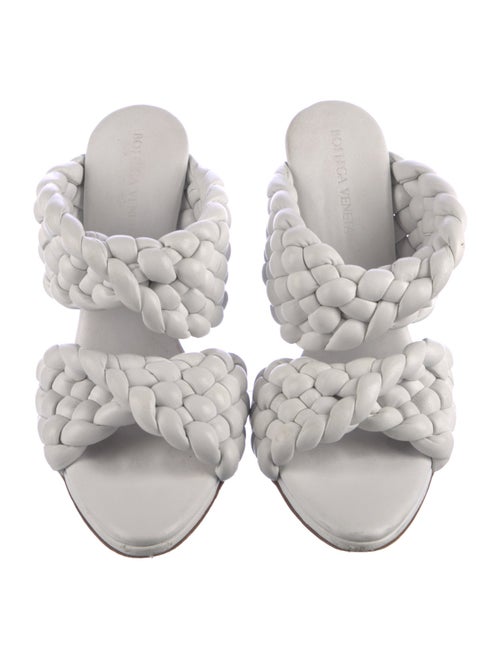Bottega Veneta Intrecciato Weave Leather Slides
