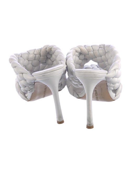 Bottega Veneta Intrecciato Weave Leather Slides