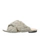 Bottega Veneta Intrecciato Weave Leather Slides