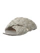 Bottega Veneta Intrecciato Weave Leather Slides