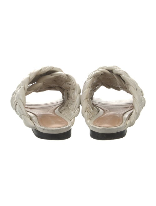 Bottega Veneta Intrecciato Weave Leather Slides