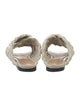 Bottega Veneta Intrecciato Weave Leather Slides