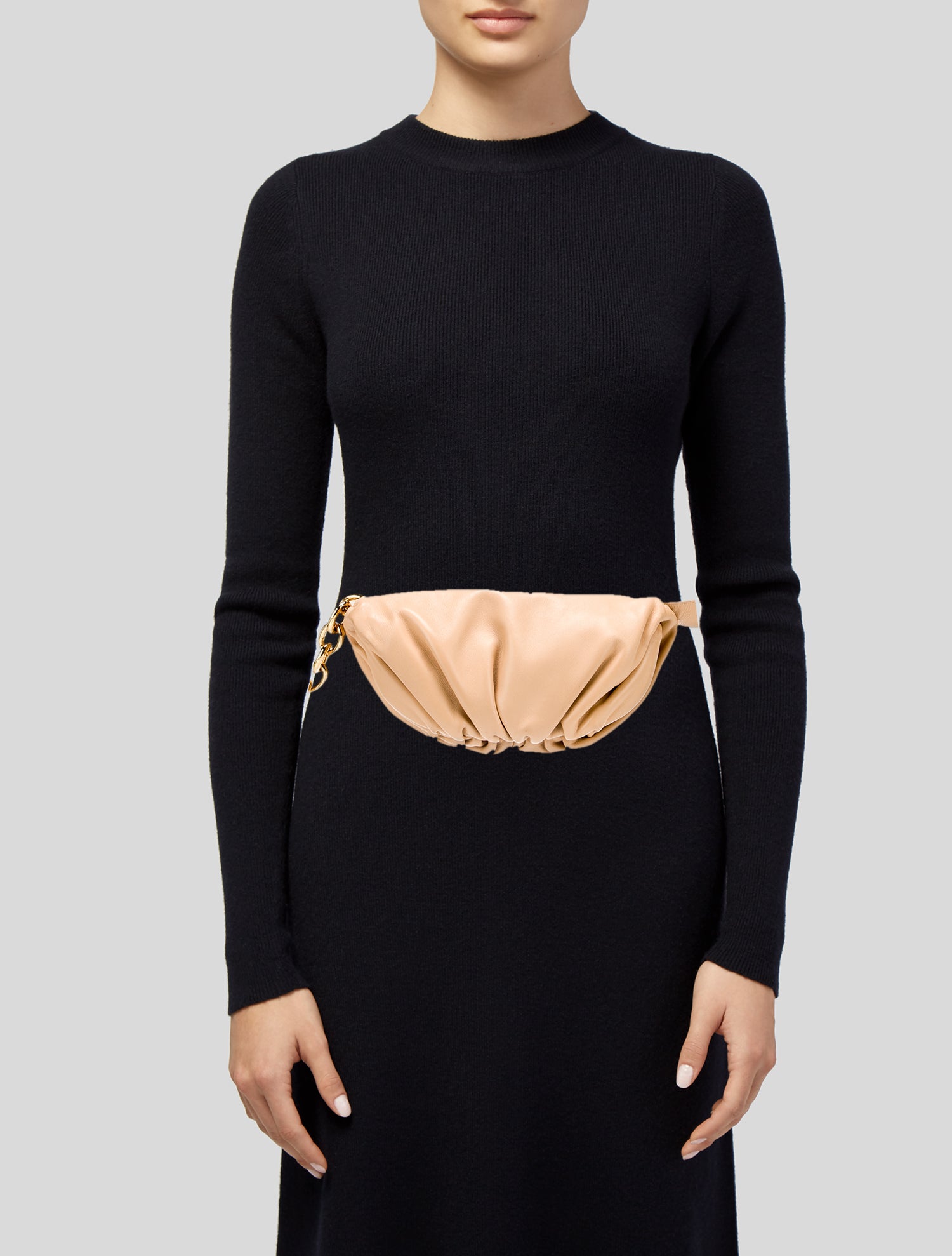 Bottega Veneta Leather Belt Chain Pouch