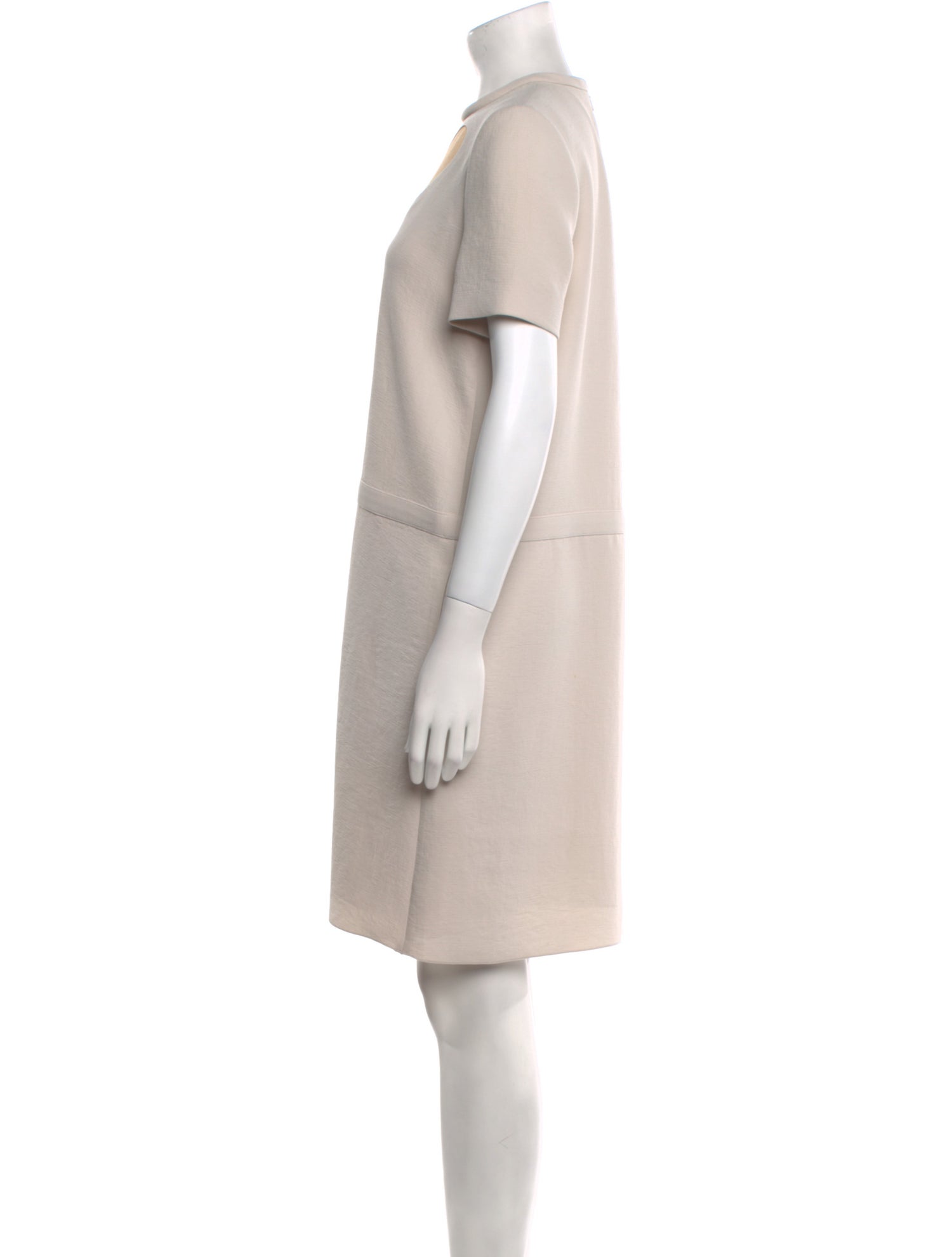 Bottega Veneta Crew Neck Knee-Length Dress