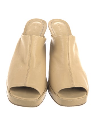 Bottega Veneta Leather Slides