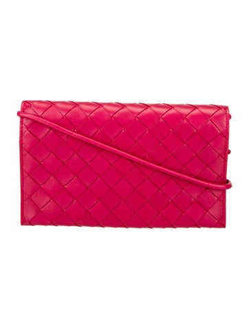 Bottega Veneta Crossbody Bags Intrecciato Wallet On Strap Small