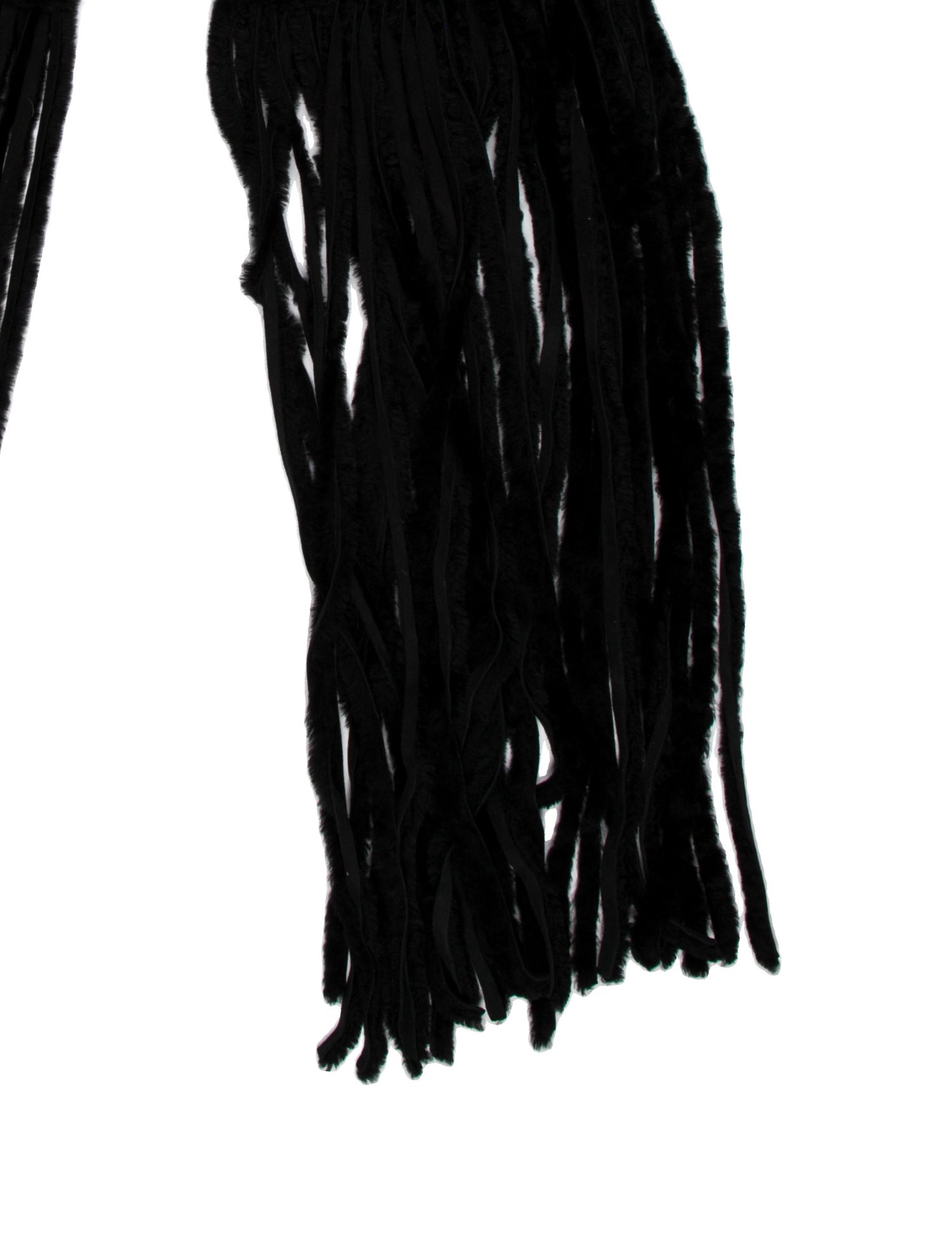 Bottega Veneta Shearling Striped Scarf