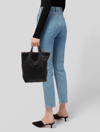 Bottega Veneta Nylon Top Handle Bag