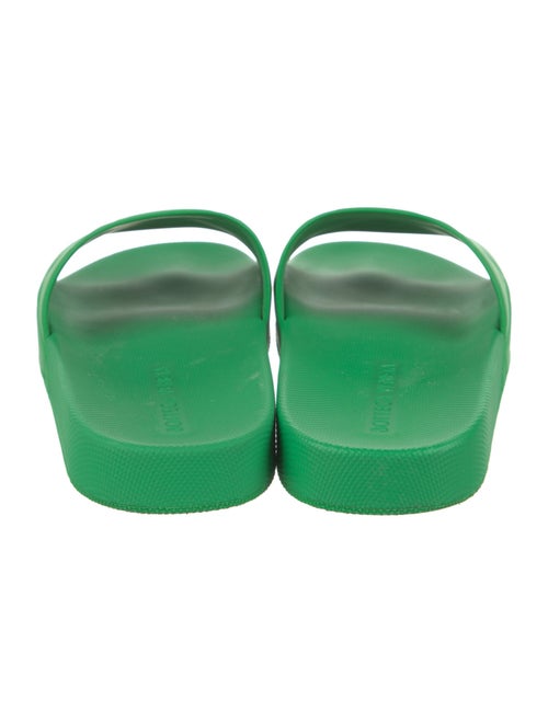 Bottega Veneta Intrecciato Weave Rubber Slides