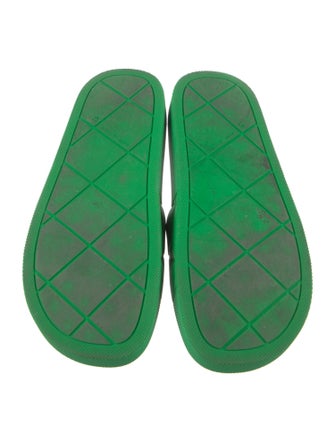 Bottega Veneta Intrecciato Weave Rubber Slides