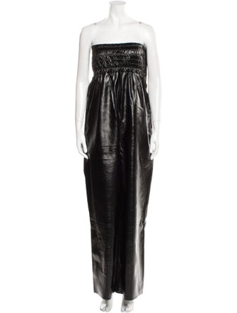 Bottega Veneta 2020 Lamb Leather Jumpsuit