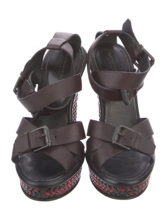 Bottega Veneta Leather Espadrilles