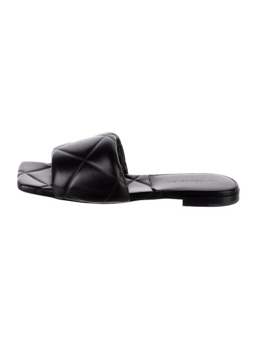 Bottega Veneta Quilted Pattern Leather Slides
