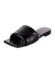 Bottega Veneta Quilted Pattern Leather Slides