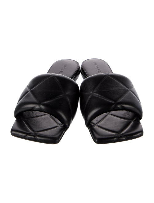 Bottega Veneta Quilted Pattern Leather Slides
