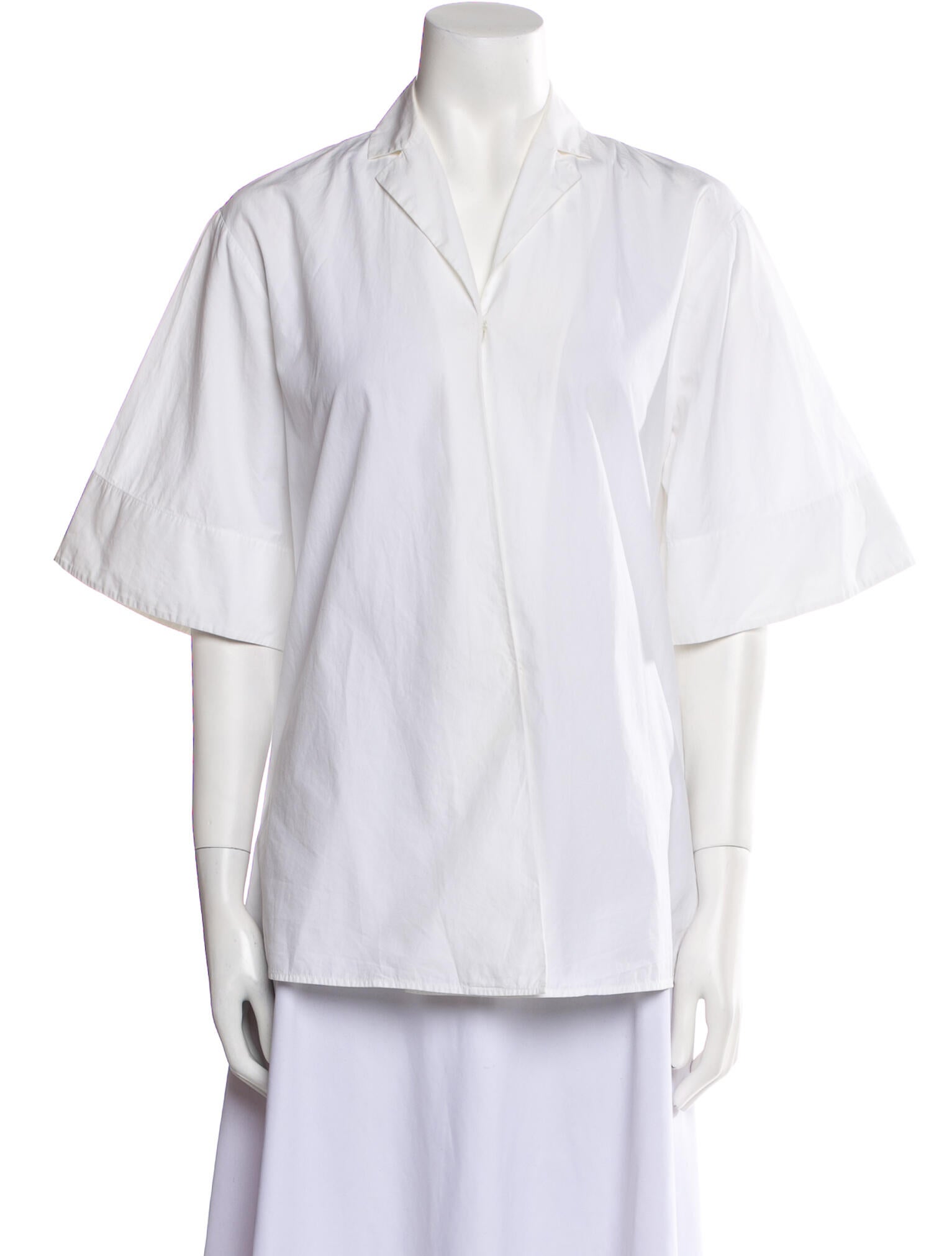 Bottega Veneta V-Neck Three-Quarter Sleeve Tunic