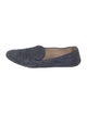 Bottega Veneta Intrecciato Weave Suede Flats