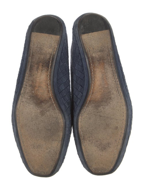 Bottega Veneta Intrecciato Weave Suede Flats