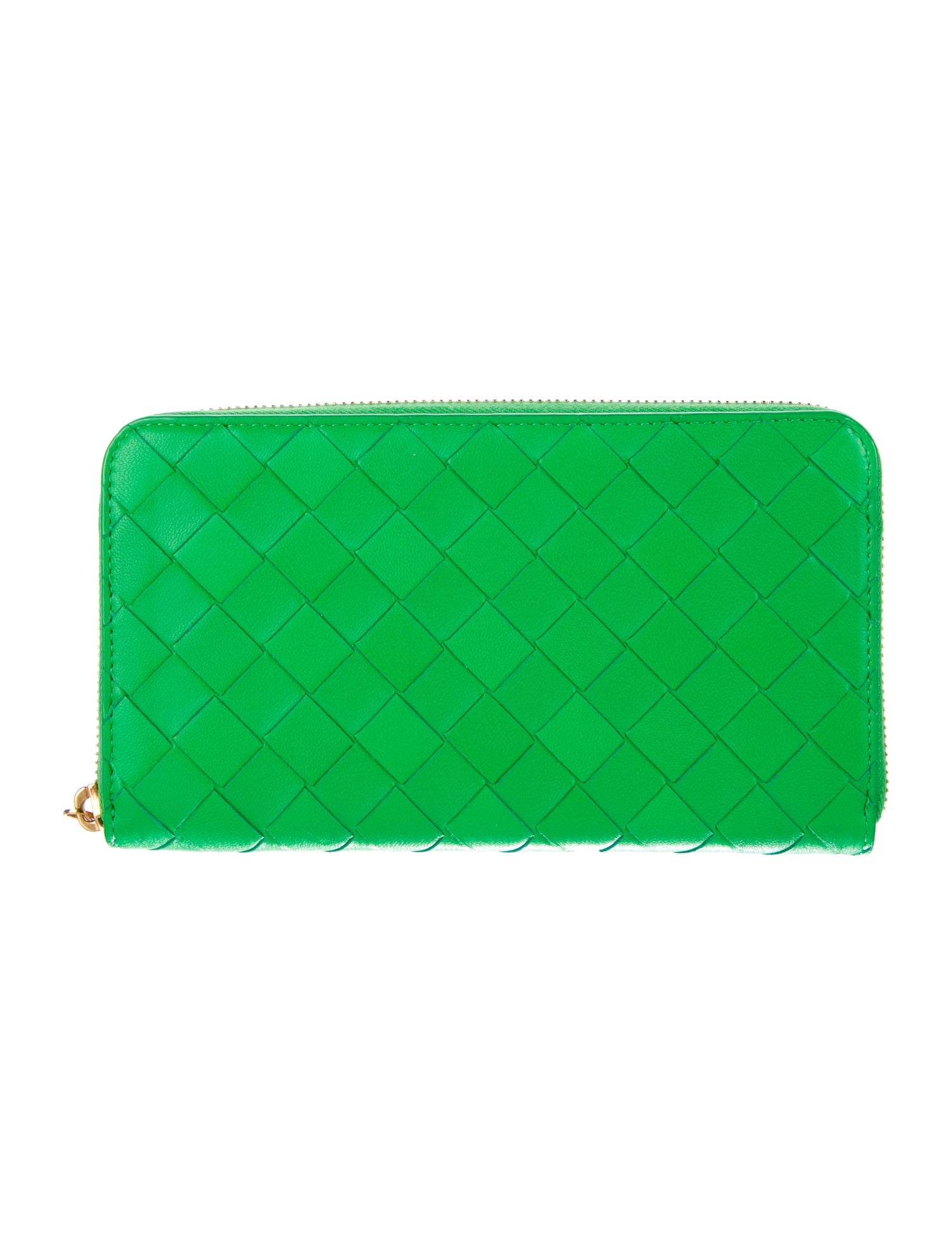 Bottega Veneta Leather Printed Continental Wallet