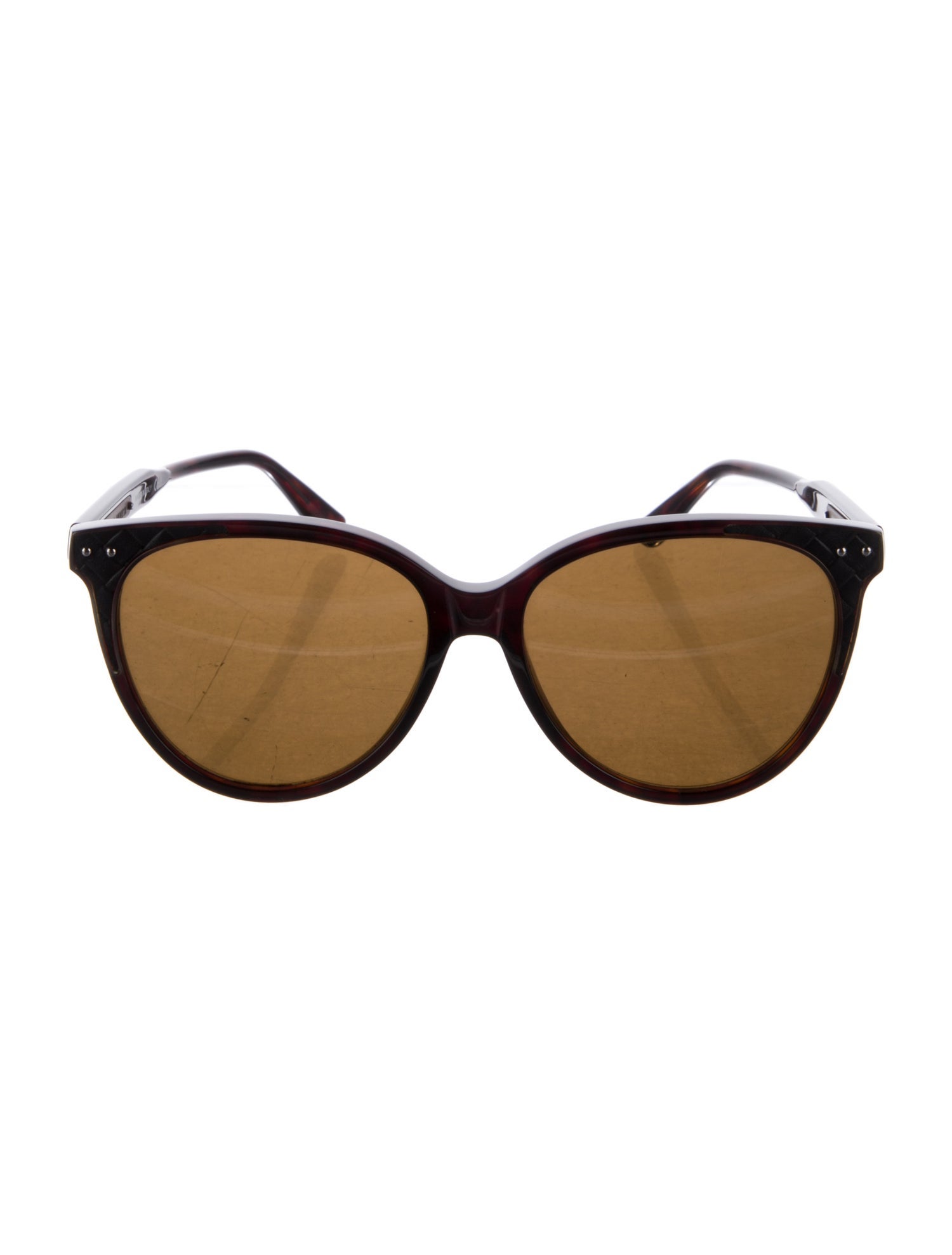 Bottega Veneta Intrecciato Weave Wayfarer Sunglasses